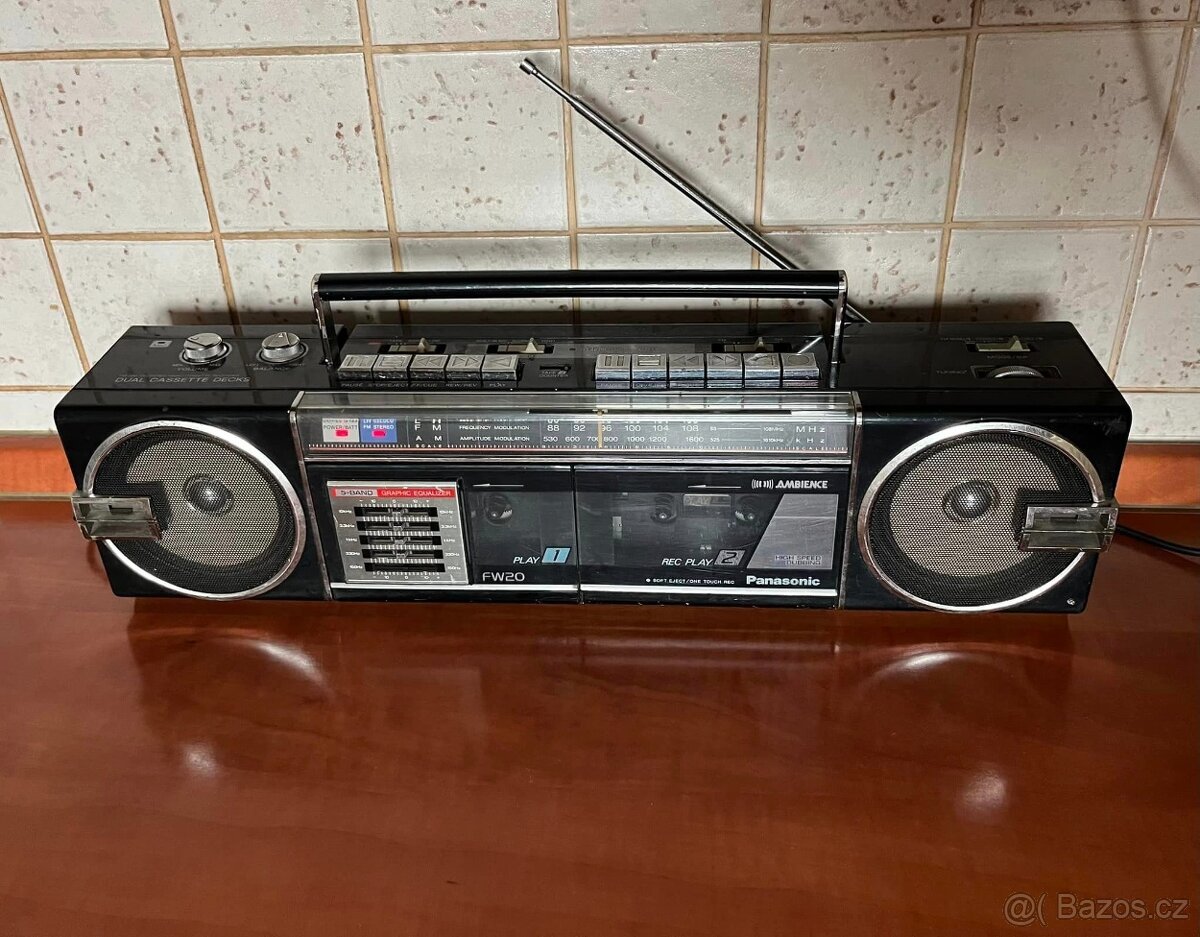 Panasonic RX-FW20 (Made in Japan, Boombox / Ghettoblaster)