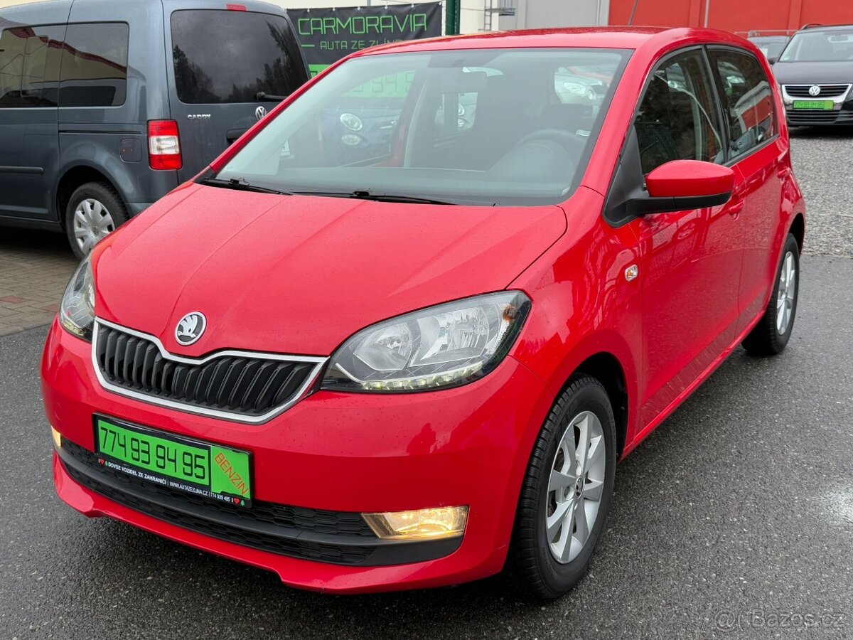 ► ŠKODA CITIGO 1,0 MPI  - 50 kW - TOP KM, TOP STAV ◄