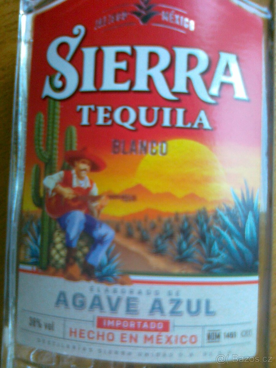 SIERRA TEQUILA BLANCO 0,5 l, alk. 38% a Armilar Amaretto