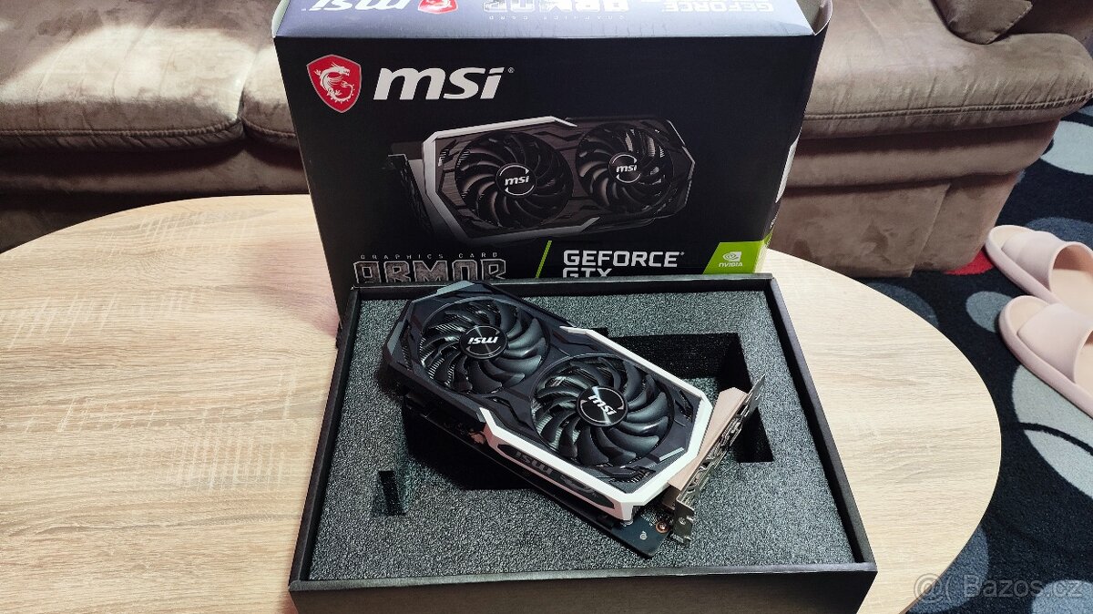 Grafická karta MSI GeForce GTX 1660 Ti ARMOR 6G OC