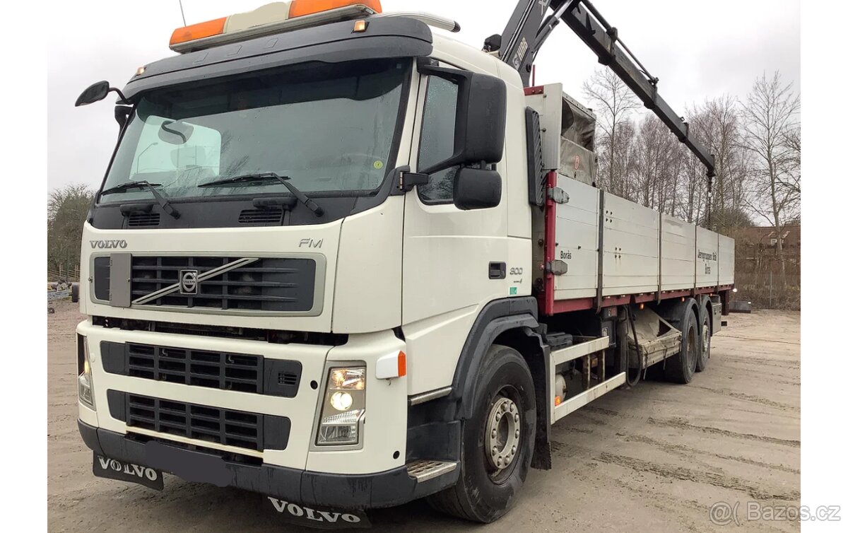 Volvo FM7 s hydr. ruk HIAB 122 dlžka korby 10,2m + 2m vysun