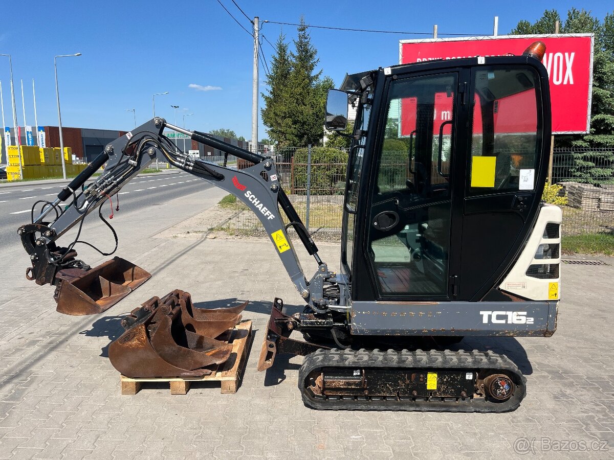 Minibagr minirypadlo Terex Schaeff TC16, 2018 rv, 1713mth