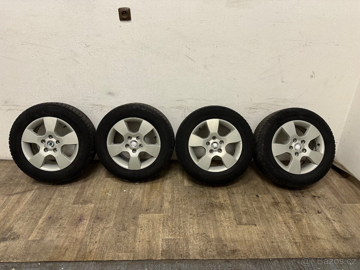 Alu kola Škoda Octavia 5x112 R15 zimní kola