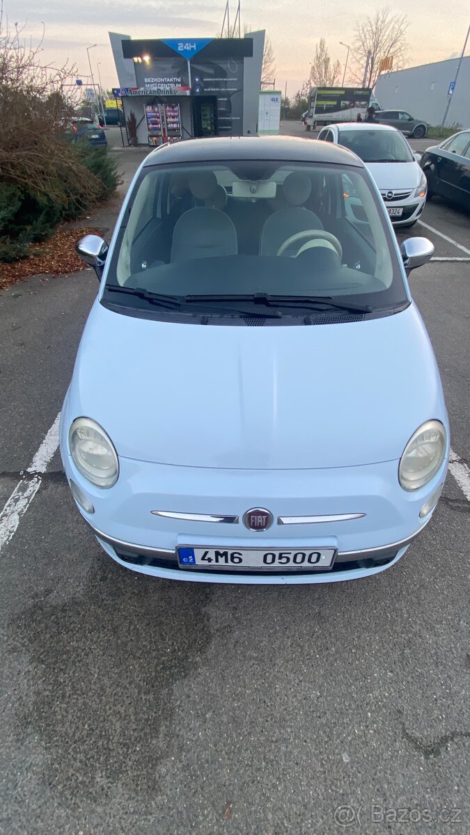 FIAT 500, 2008, 1,4 benzín, 74 kW