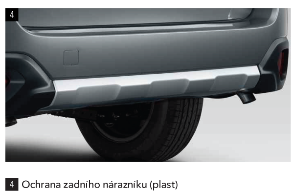 Subaru Outback Zadní nárazník 57734AL040 bahenní deflektor