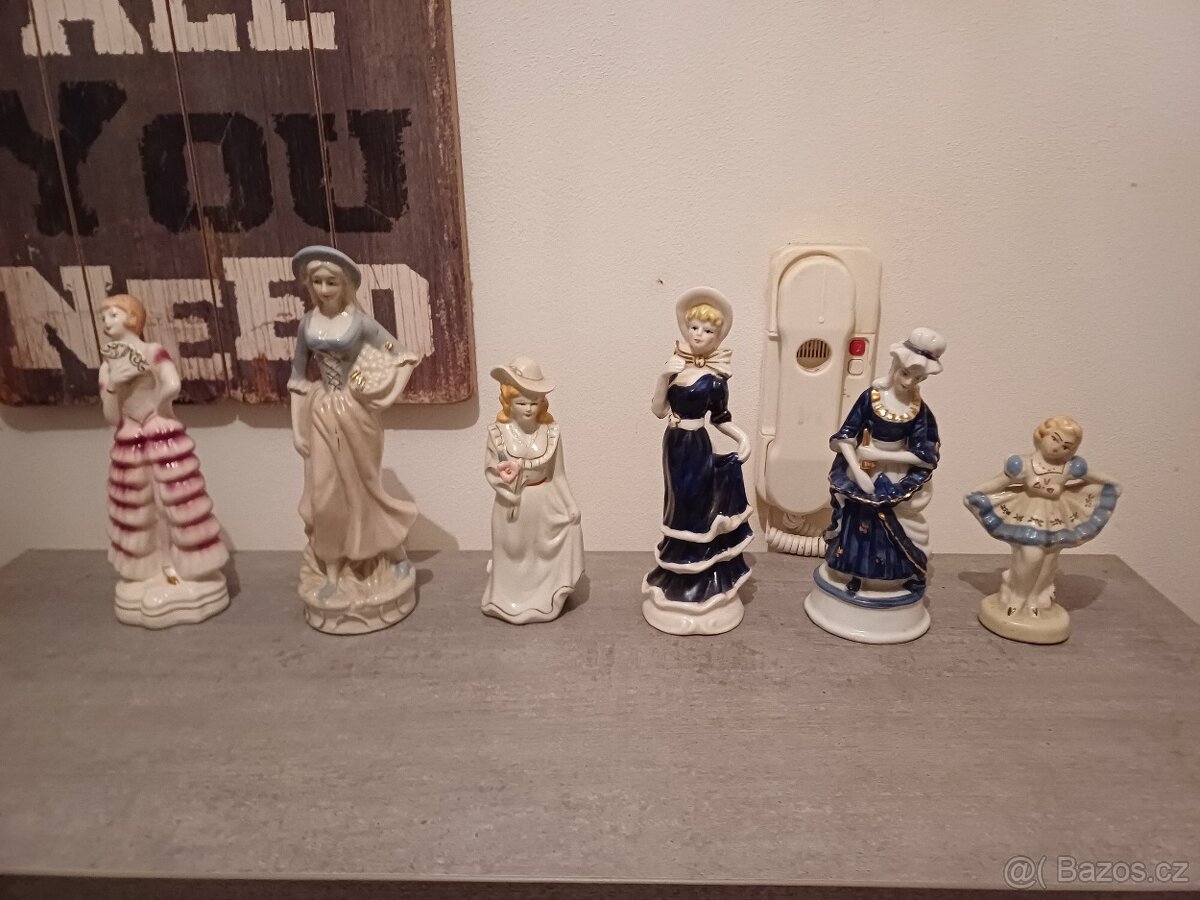 Starožitné porcelánové sochy