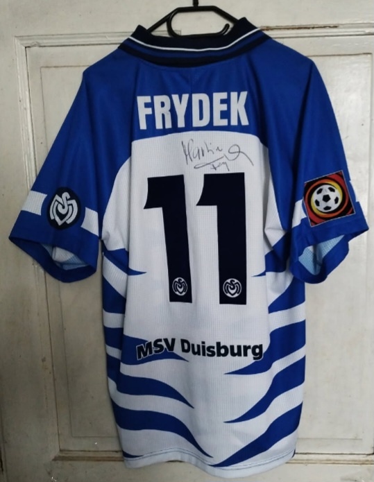 MARTIN FRÝDEK st. (MSV DUISBURG) - prodám originální dres.