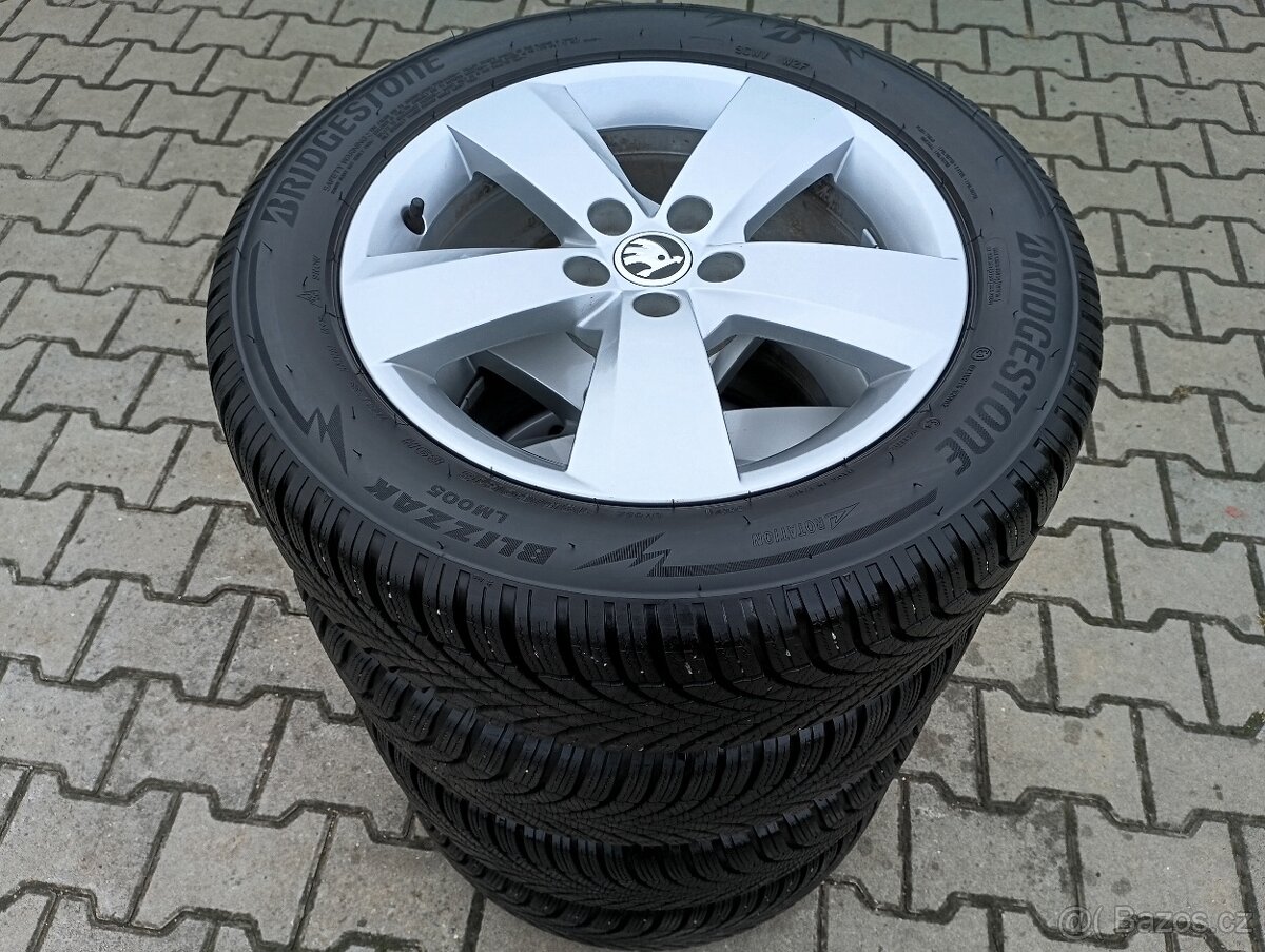 Originál alu sada disků Škoda Kamiq Scala 5x100 R16 Nanuq