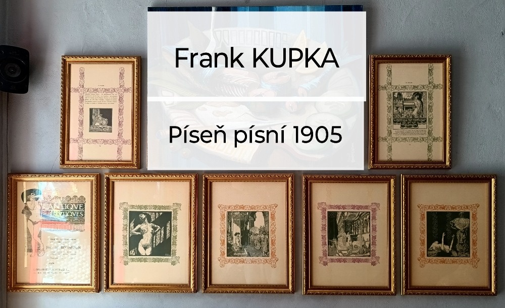 František Kupka - xylografie, dřevoryty set originál 1905