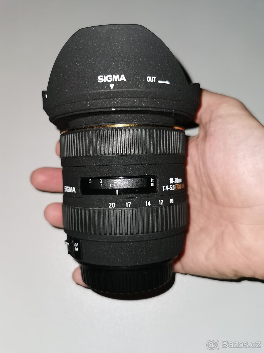 Sigma 10-20mm f/4,0-5,6 EX DC HSM pro Canon