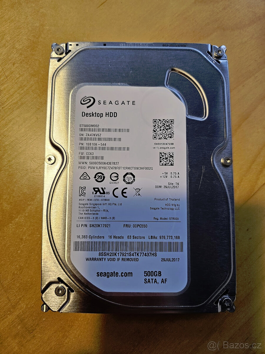 HDD SEAGATE 500GB ST500DM002-1SB10A