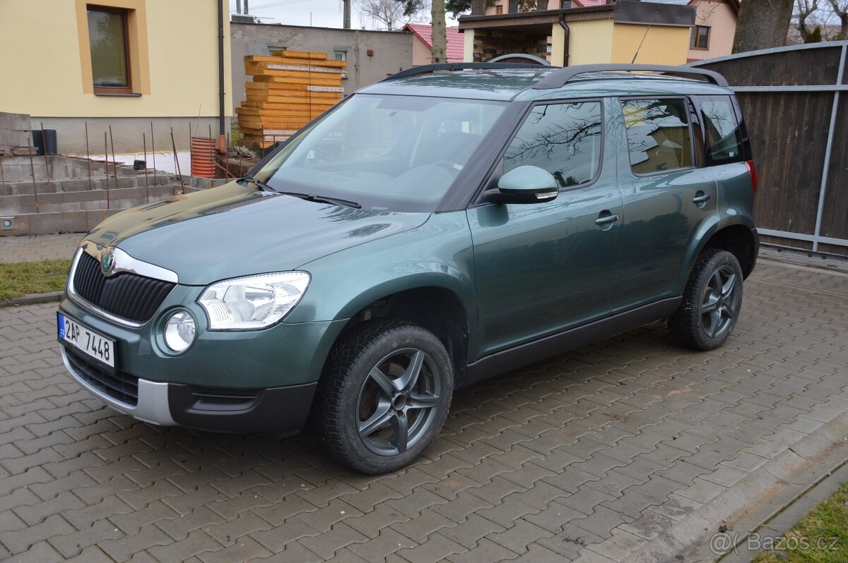 Škoda Yeti 2.0TDI 4x4 81kW 183tkm 12/11 klima ALU rezerva