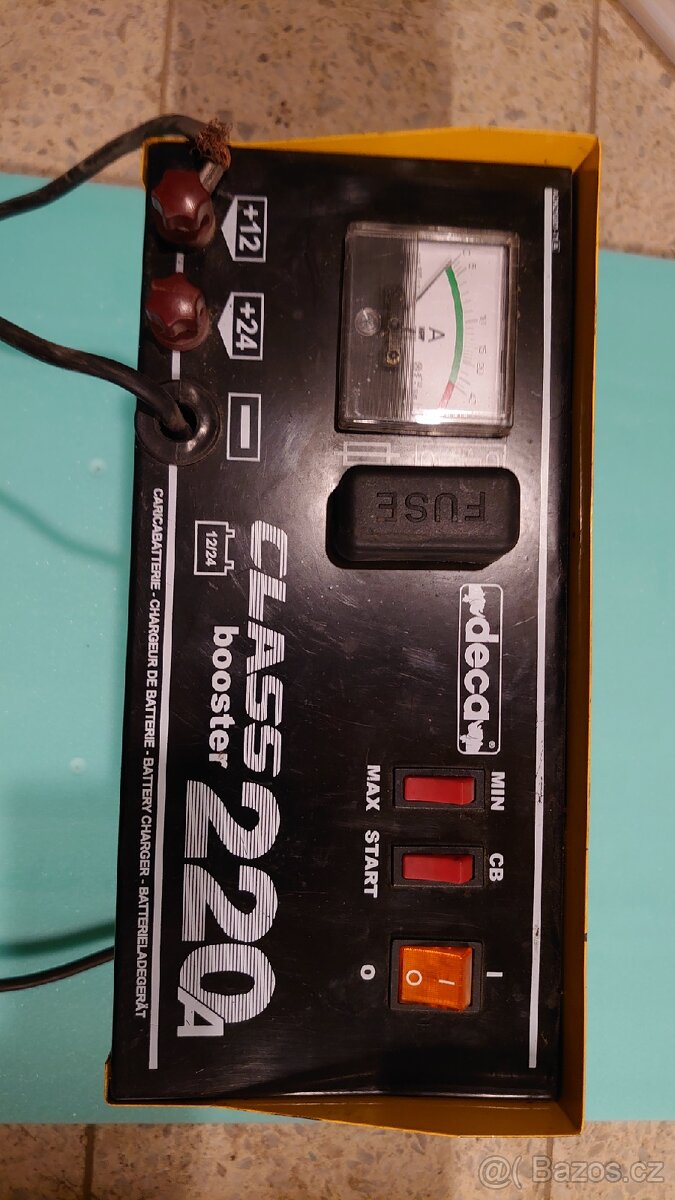 Nabíječka baterií
DECA Class Booster
220A, 12V/24V, 13A

