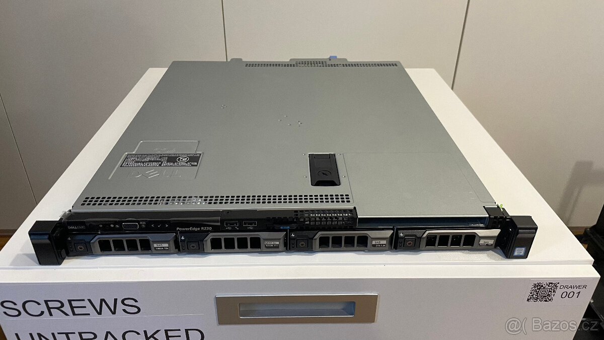 Dell PowerEdge R230, 8GB RAM, H330 řadič