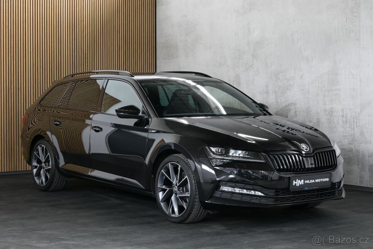 Škoda Superb 2.0TDI 147kW DSG Sportline Matrix Webasto Tažné