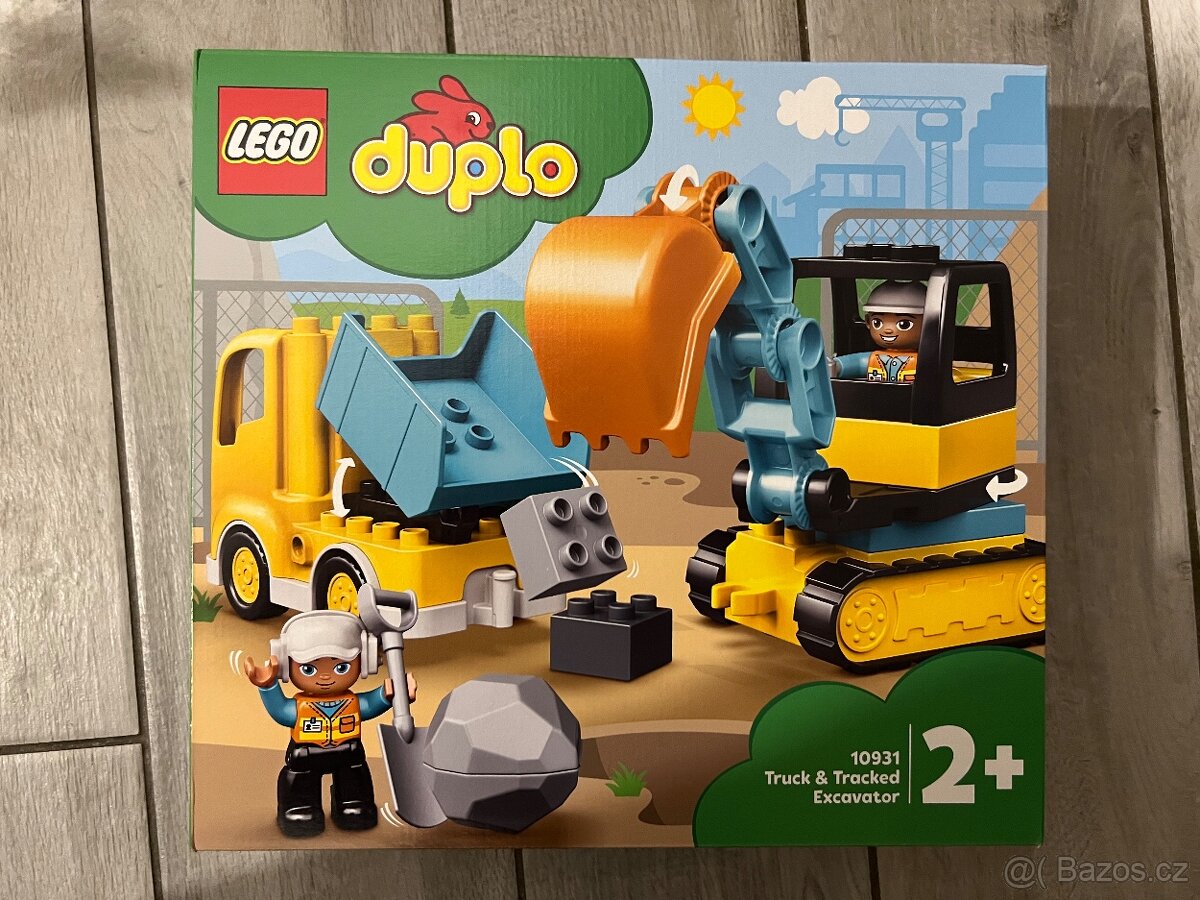 LEGO Duplo 10931 náklaďák a pásový bagr - nové