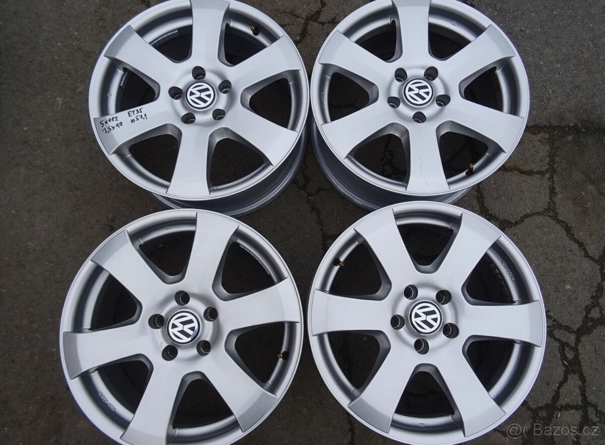 Alu disky na Volkswagen 17", 5x112, ET 35, šířka 7,5J