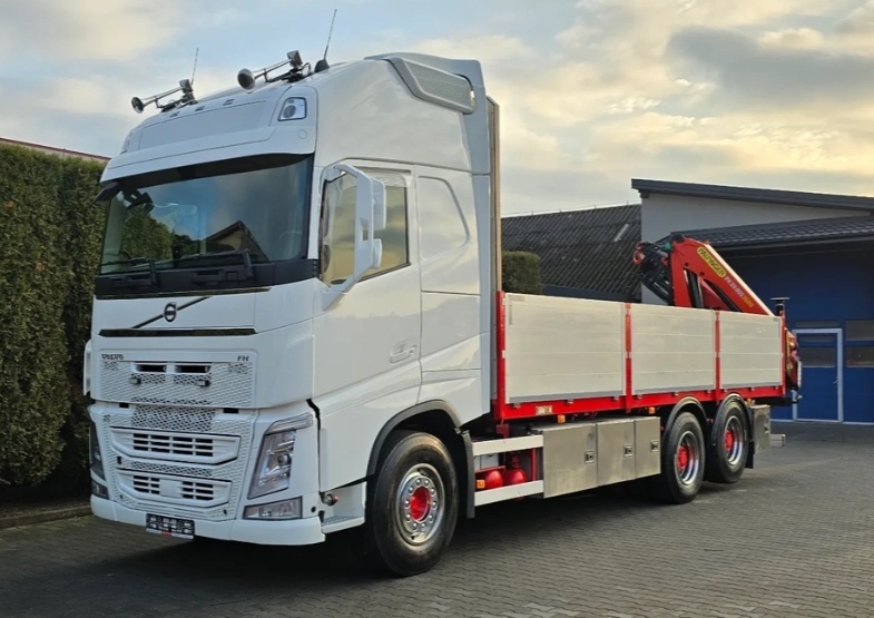 9023 - Volvo FH540 - 6x4 - Valník + HR-PALFINGER PK 19001 SL