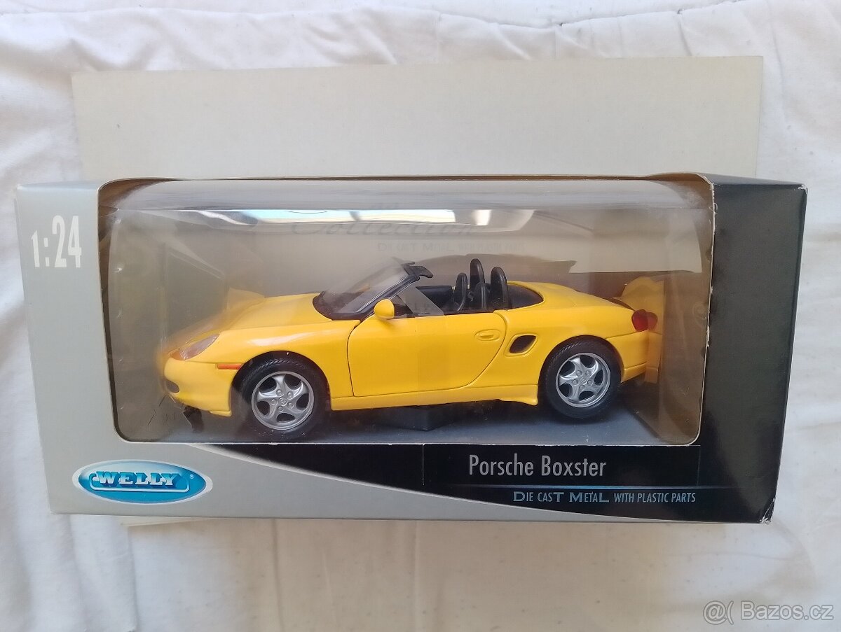 Porsche Boxster model 1:24 Welly