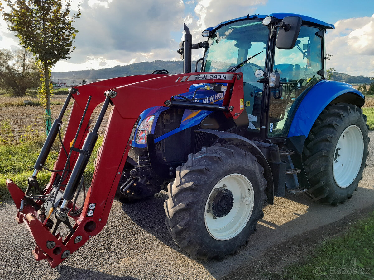 New Holland T5.105,čelní nakladač -