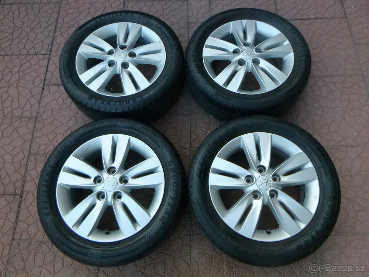 Letní alu sada disky - originál Hyundai 5x114,3 6Jx16 ET51