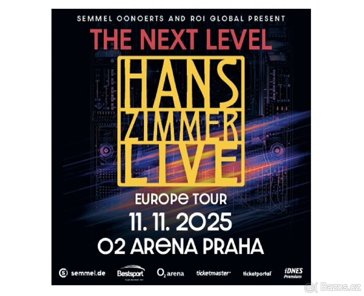 ✅ Hans ZIMMER 2025 Praha - blízko pódia