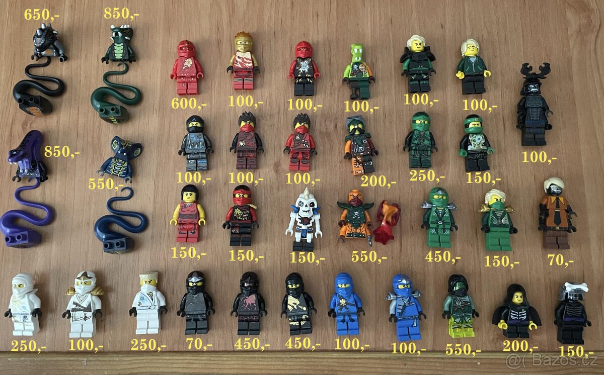 LEGO Ninjago originální minifigurky NOVÉ/VYSTAVENÉ