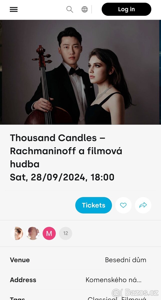 Lístky na Thousand Candles: Rachmaninov a Filmová hudba