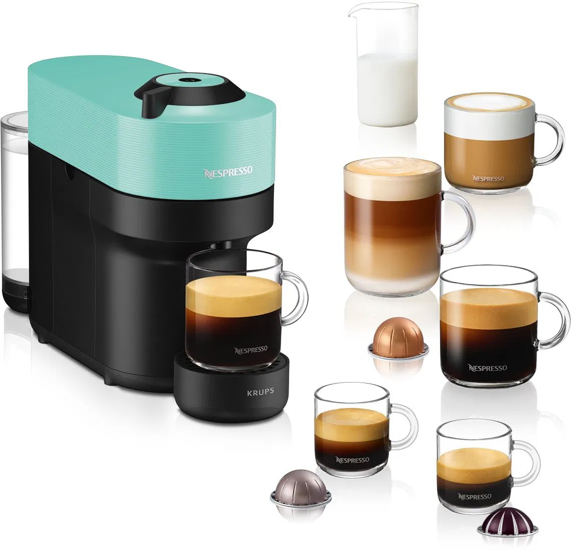 Prodám kávovar Nespresso Vertui POP green mint