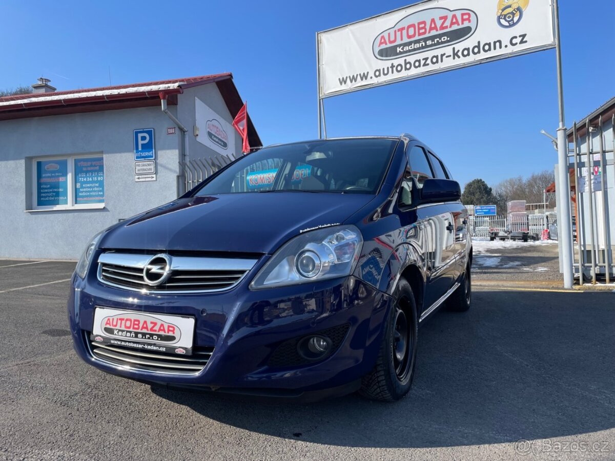 Opel Zafira, 1,8 88kW, 7 MÍST, SERVISKA