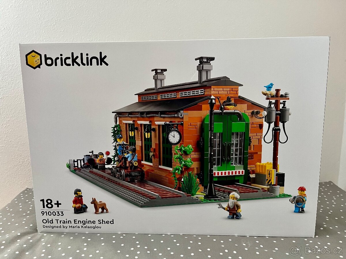 LEGO BrickLink 910033 Staré vlakové depo - NOVÉ