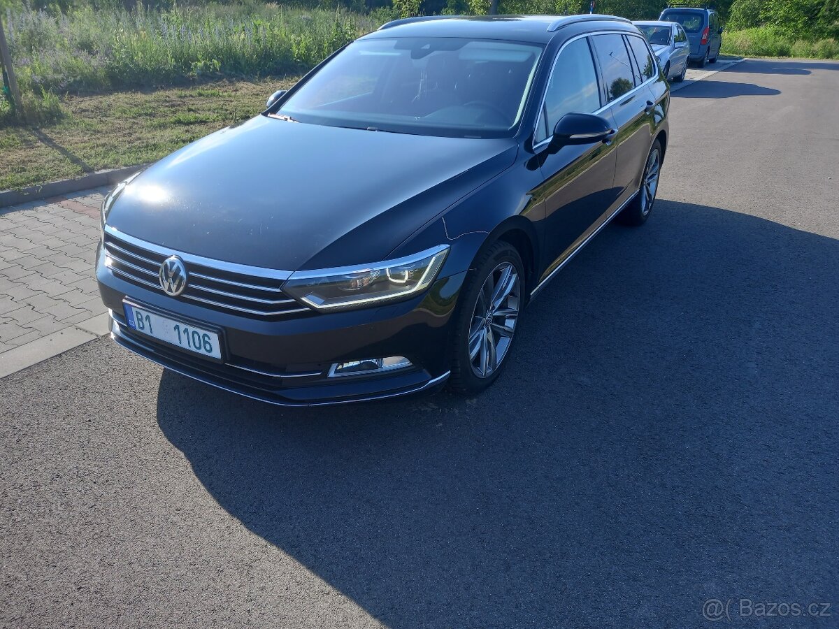 VW PASSAT B8 2,0TDI-2015-NAVI-LED-KŮŽE-HIGHLINE