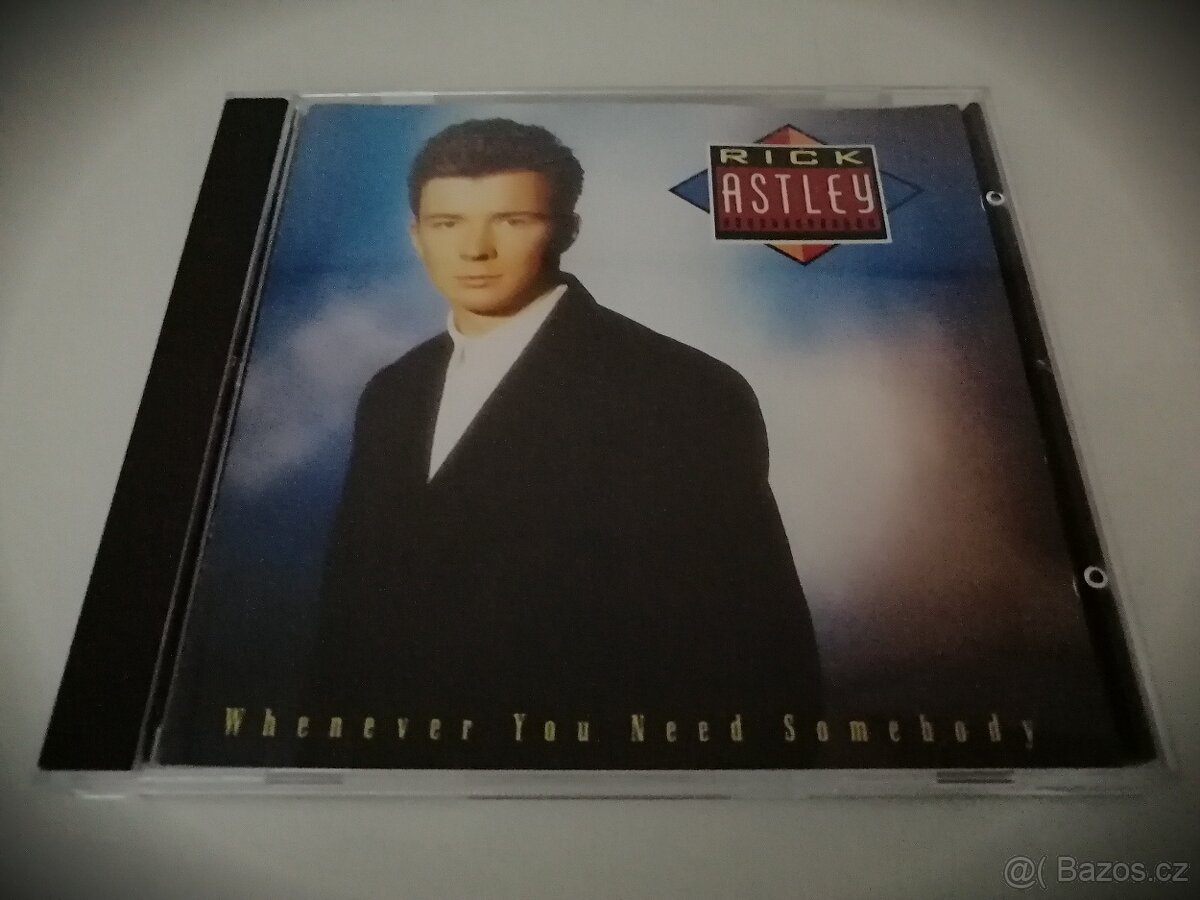 CD RICK ASTLEY - WHENEVER YOU NEED SOMEBODY