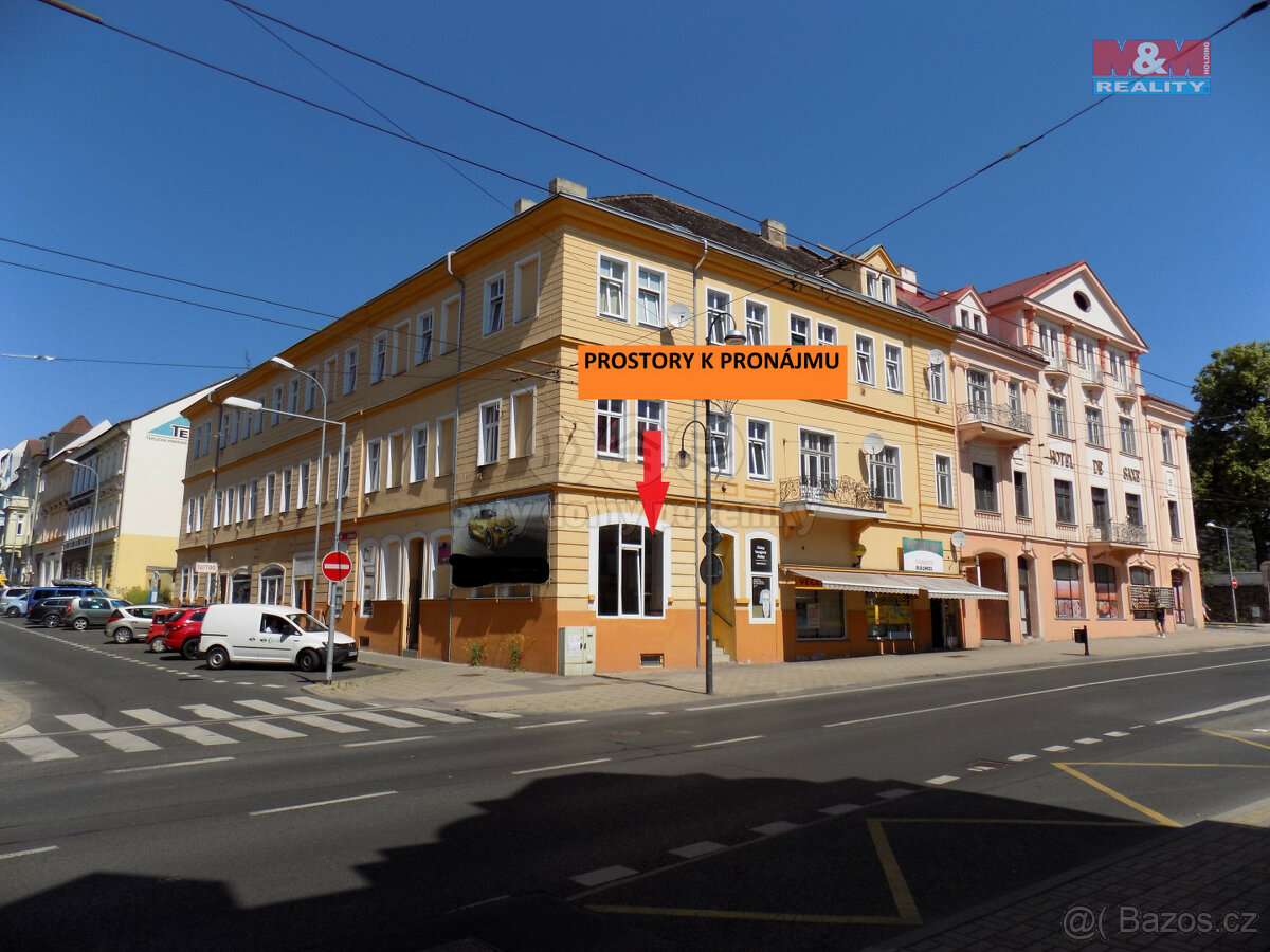 Pronájem obchod a služby v Teplicích, 68 m2, ul. U nádraží