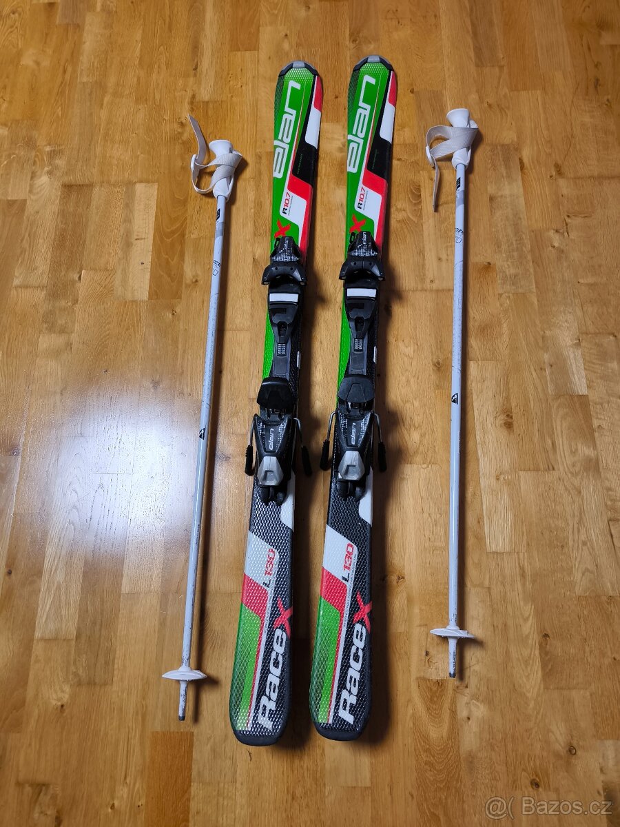 Lyže ELAN Race X R10.7 130 cm + hole 105 cm zdarma