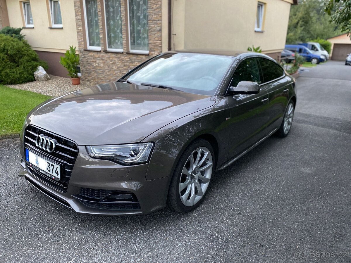 Audi A5 2.0 TFSI Sportback,naj.50xxx km,vyk.165 kW/224 PS