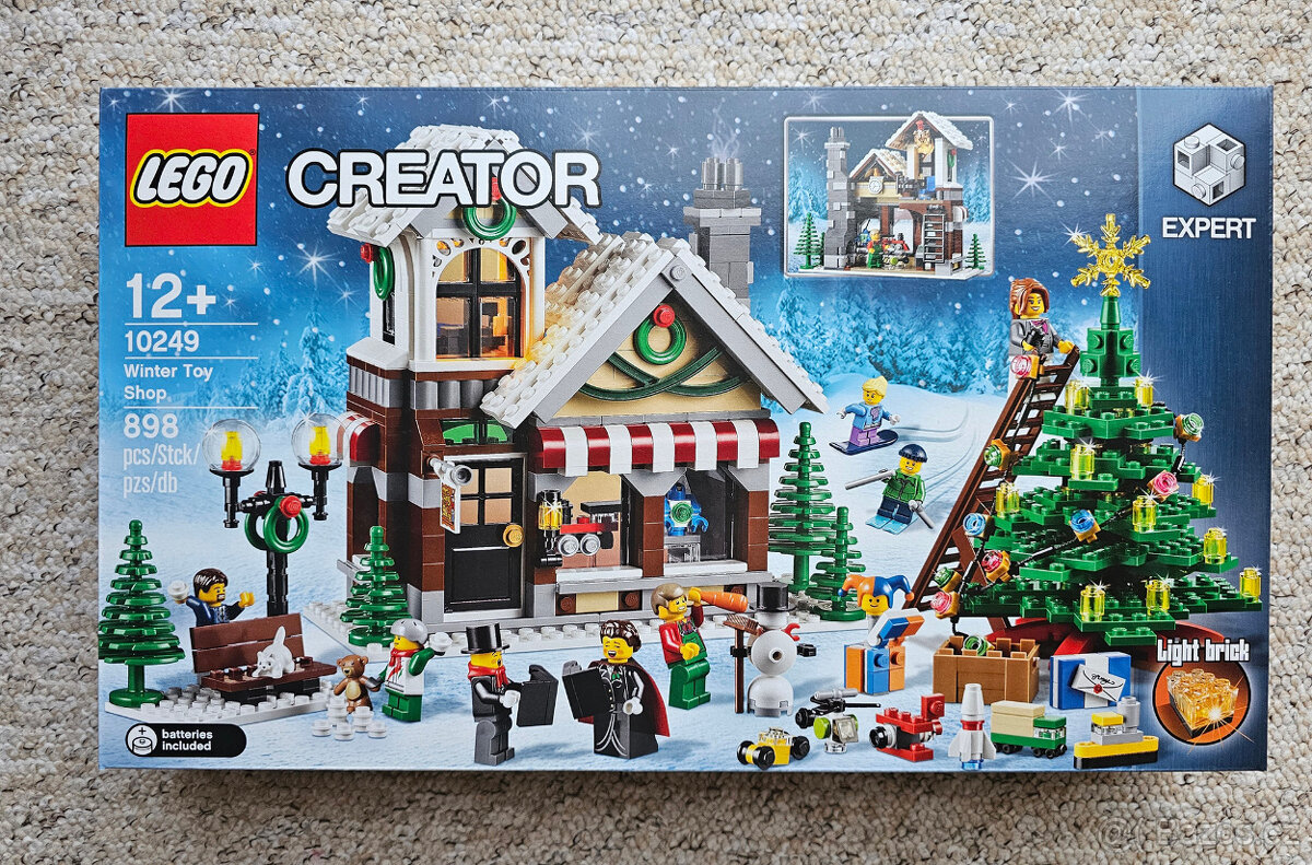 LEGO sety Winter Village - 10245, 10249, 10254, 10229