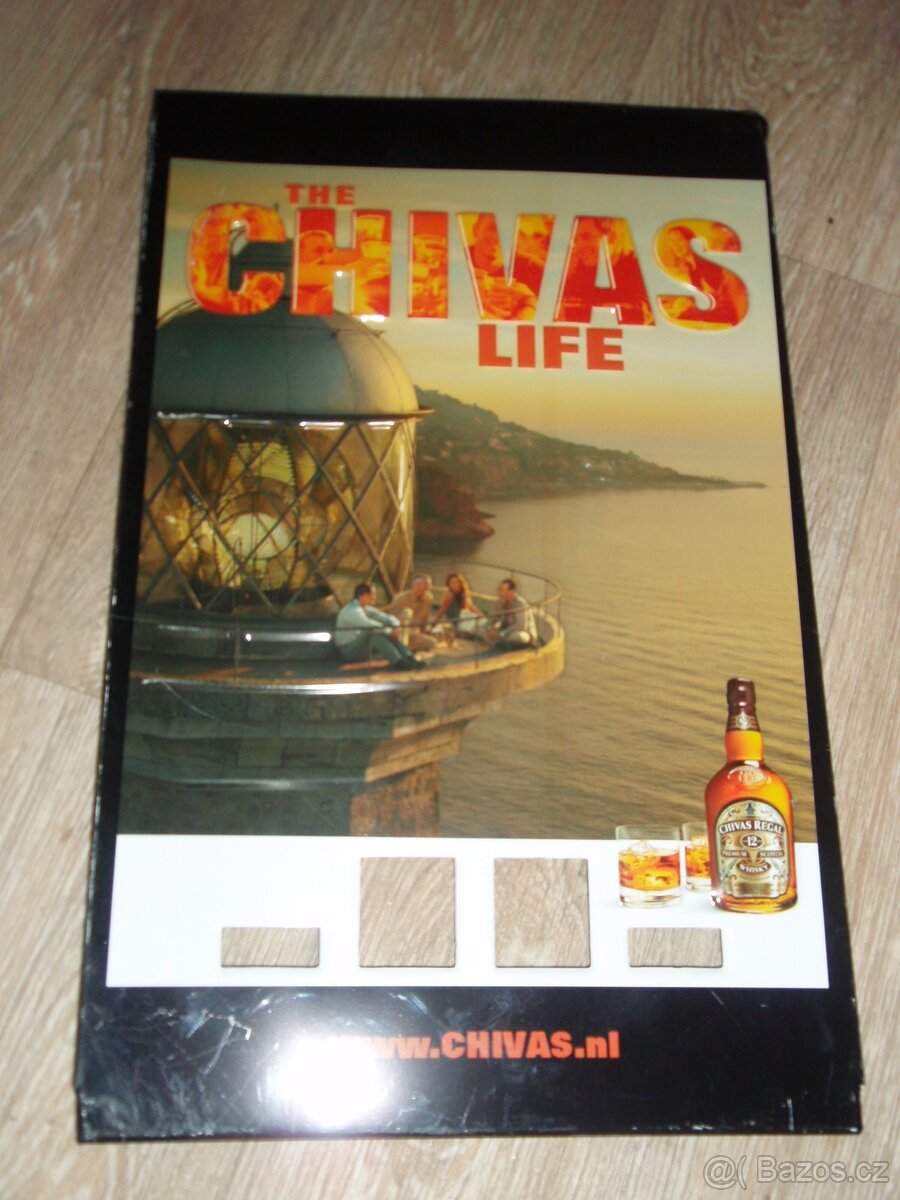 Cedule plechová  THE CHIVAS LIFE