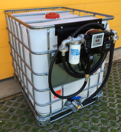 Výdejní nádrž na naftu: IBC 1000 l pro 230 V profi