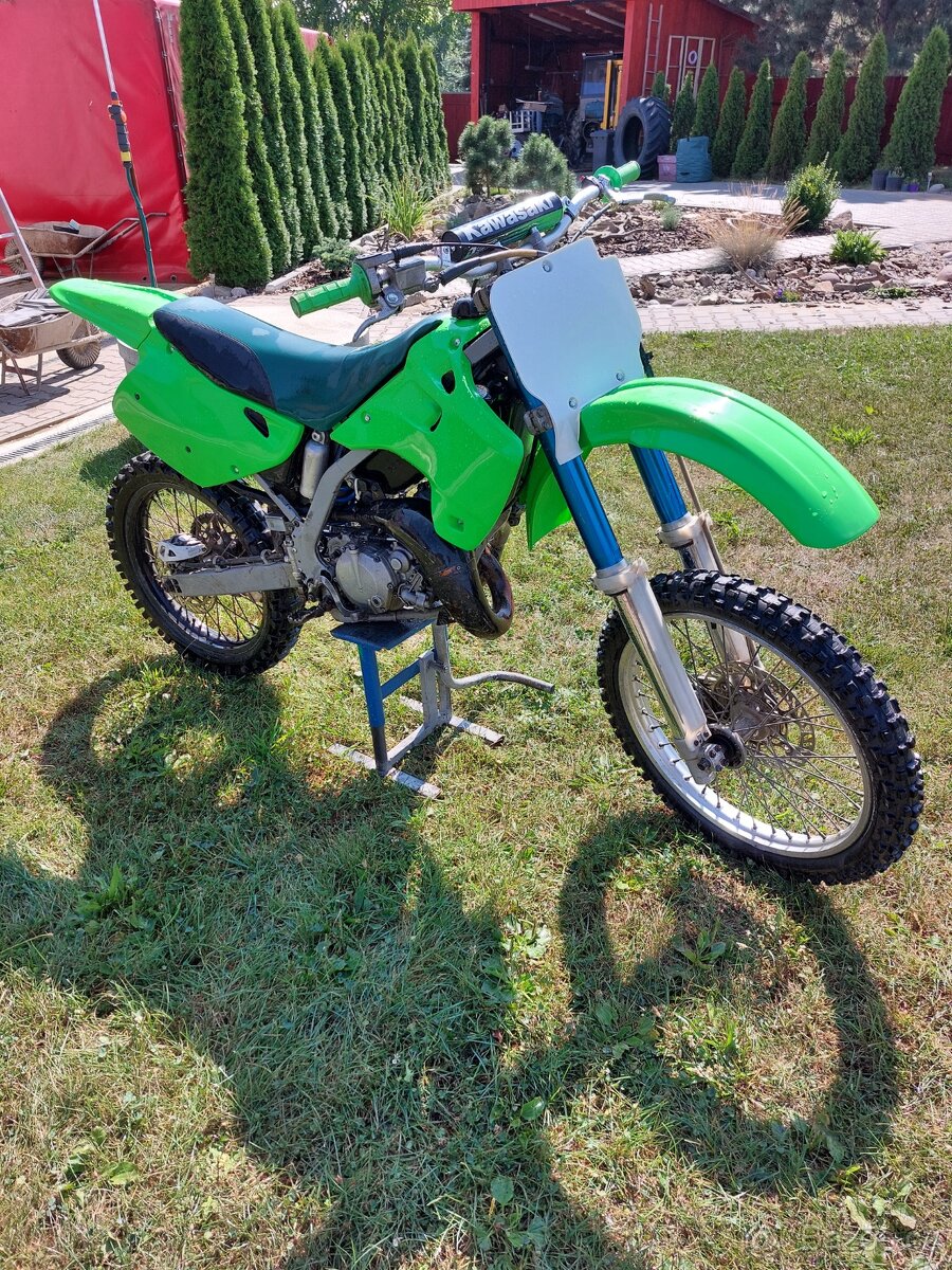 Kawasaki KX 125 rok 1993 po Celkové GO.