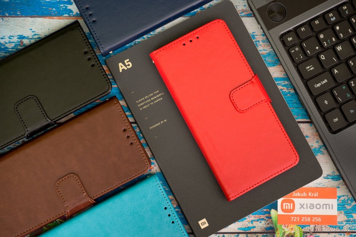 Knížkové zavírací pouzdro pro Xiaomi, Redmi, Poco