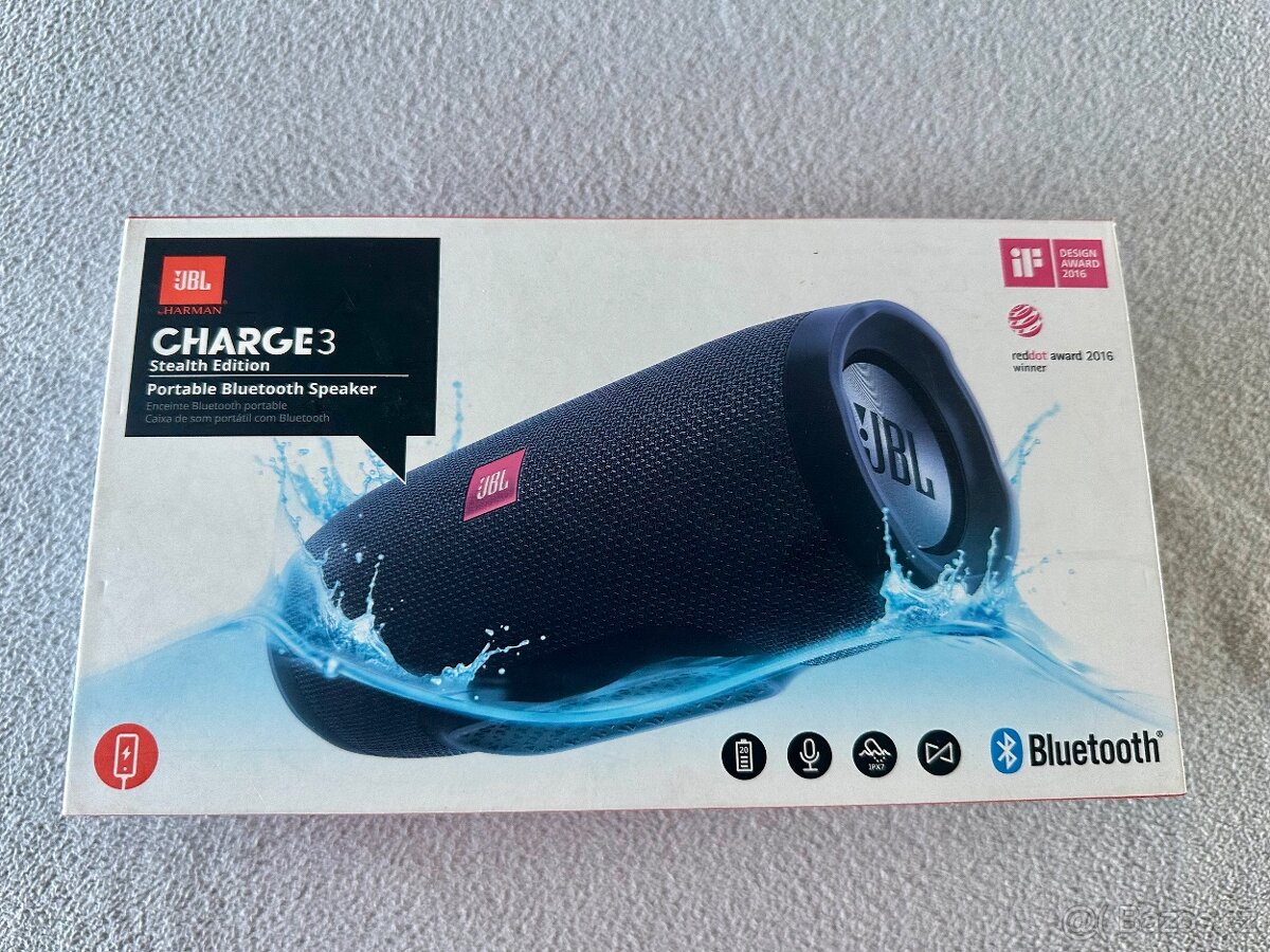 JBL Charge 3 černý