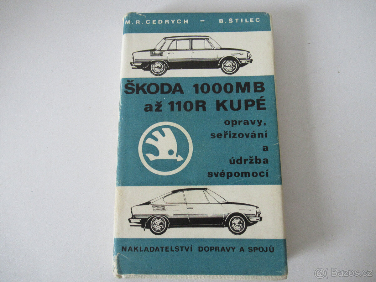 ŠKODA 1000 MB až 110R KUPÉ-dobová publikace.