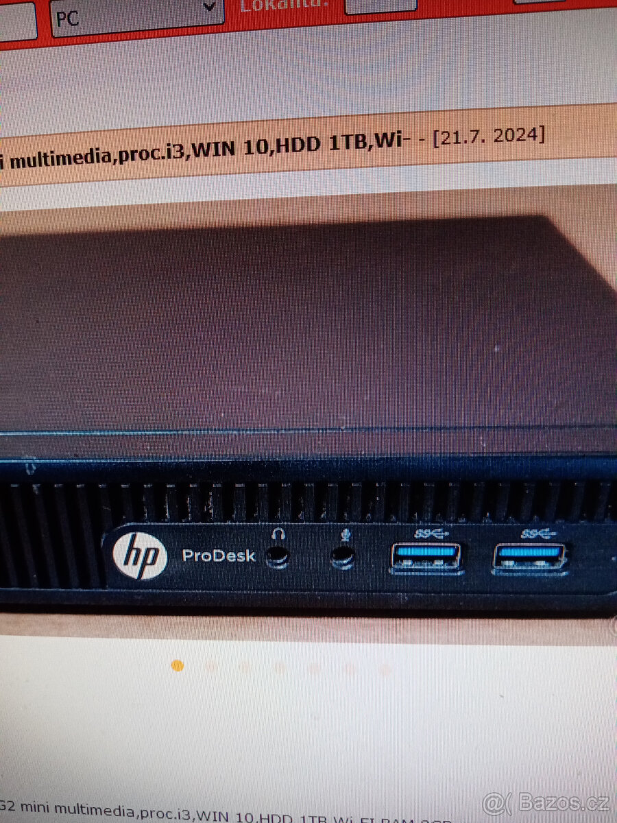 prodam HP ProDesk 400 G2 mini multimedia,proc.i3,WIN 10,HDD