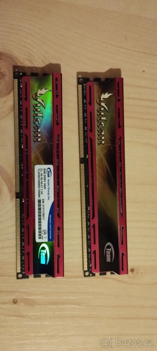 RAM Team Group Vulcan 2x8GB DDR3 1600