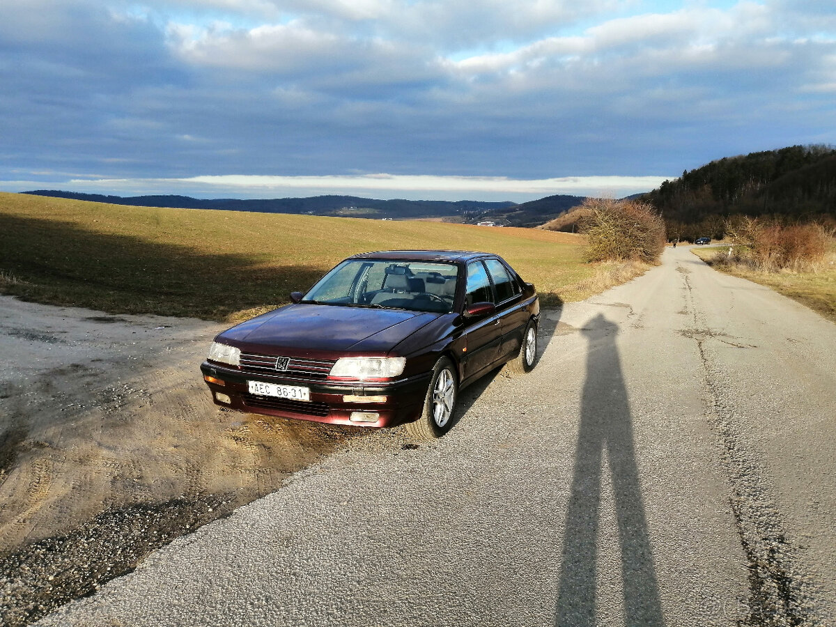 Peugeot 605 2.0i 90kw r.v. 1992 , najeto 168000km