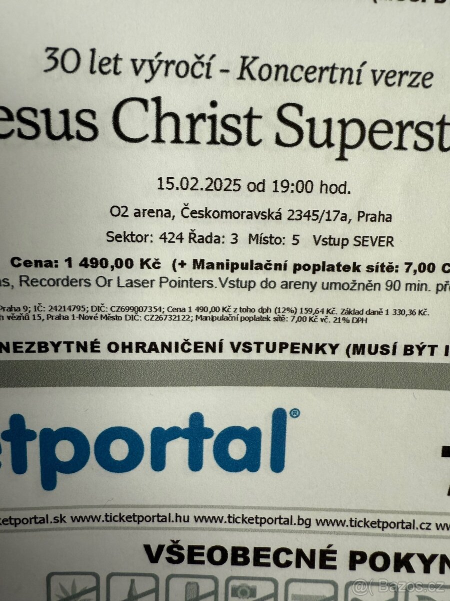 Jesus christ superstar 2 kusy za 2000kc