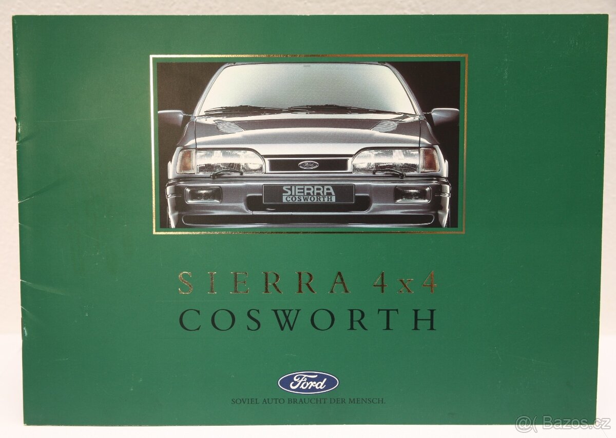 Prospekty Ford SIERRA 4x4 COSWORTH (1989/1992)