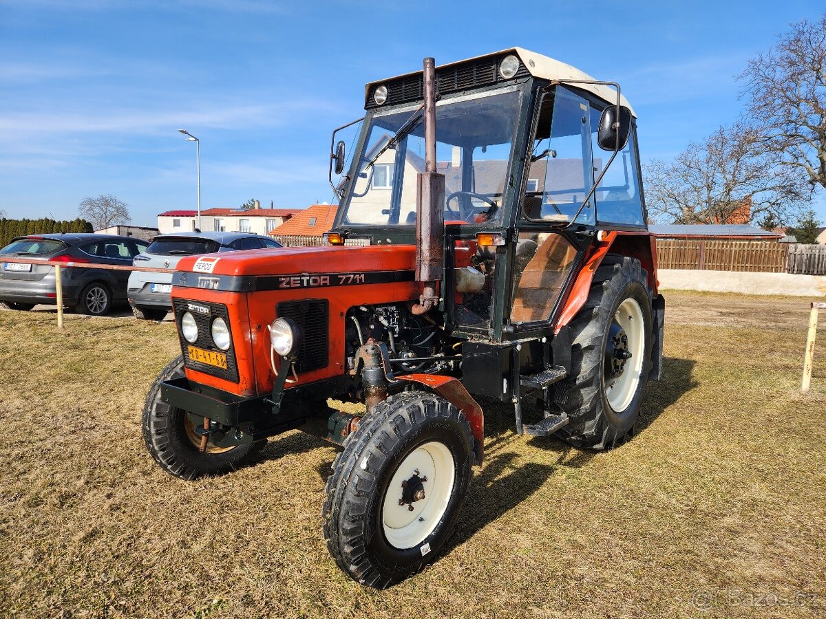 Zetor 7711 S Spz dobrý stav nové obutí 1 majitel