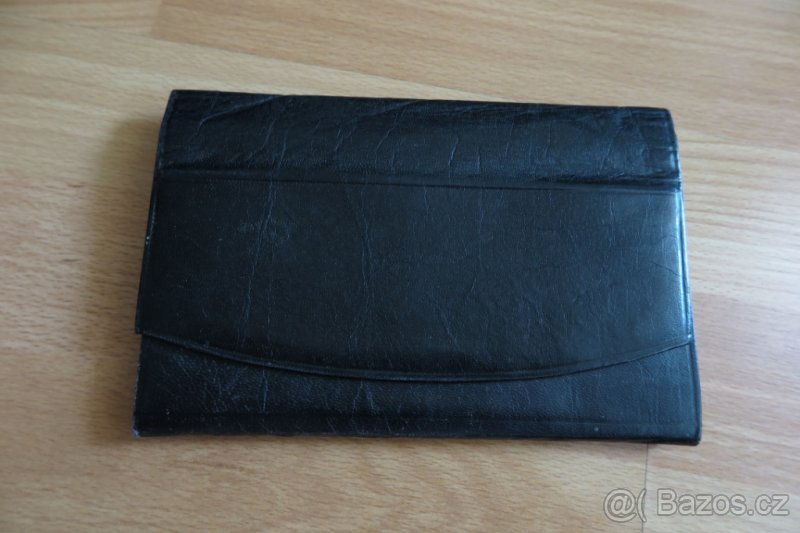 Kožená peněženka - černá